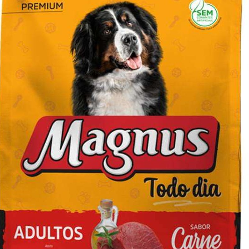 Ração Seca Magnus Todo Dia Carne para Cães Adultos