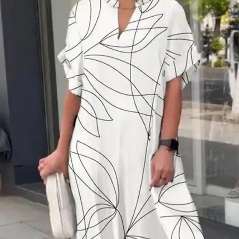 Vestido Modern Silvana Max Elegância Verão